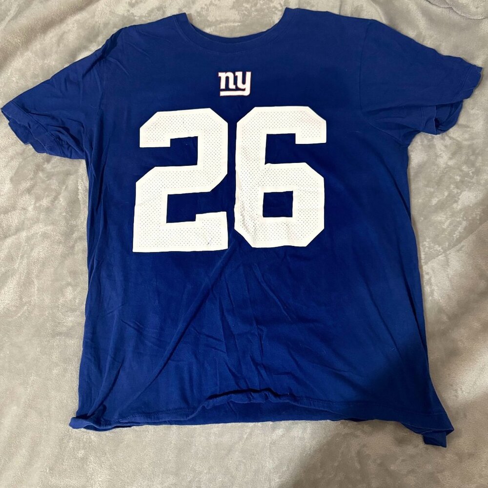Saquon Barkley #26 New York Giants Jersey Shirt (Large)